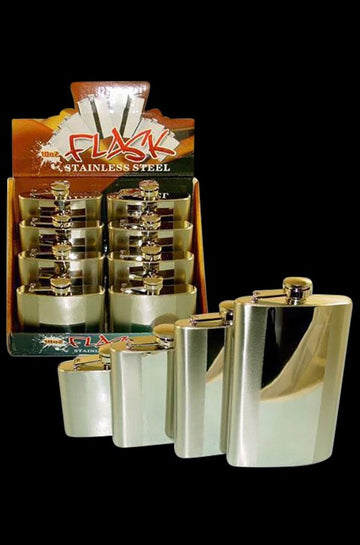 8pc Display Stainless Steel Flask