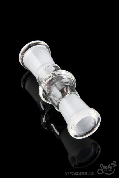 10mm-10mm - Sleek And Simple Female To Female Adapter - Smoke Cartel - 