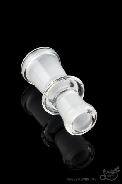 10mm-14.5mm - Sleek And Simple Female To Female Adapter - Smoke Cartel - 