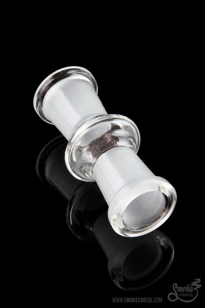 14.5mm-14.5mm - Sleek And Simple Female To Female Adapter - Smoke Cartel - 