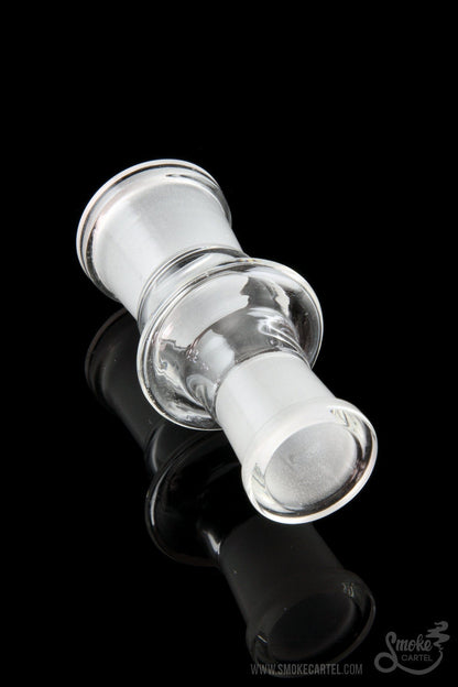 14.5mm-18.8mm - Sleek And Simple Female To Female Adapter - Smoke Cartel - 