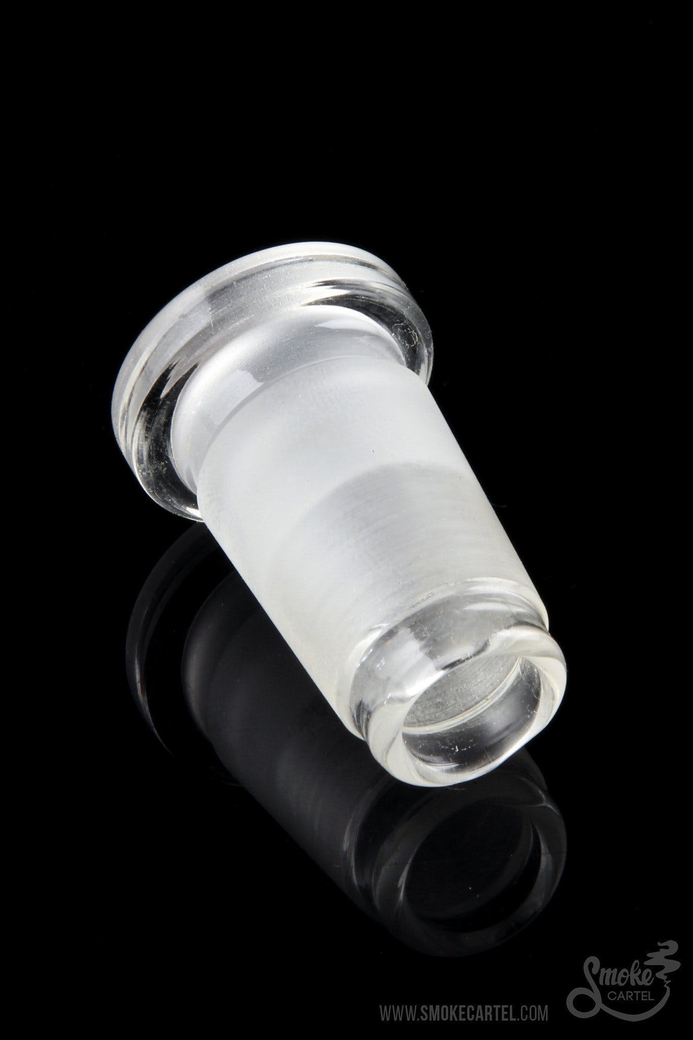18.8mm Male - 14.5mm Female - Sleek And Simple Male To Female Adapter - Smoke Cartel - 