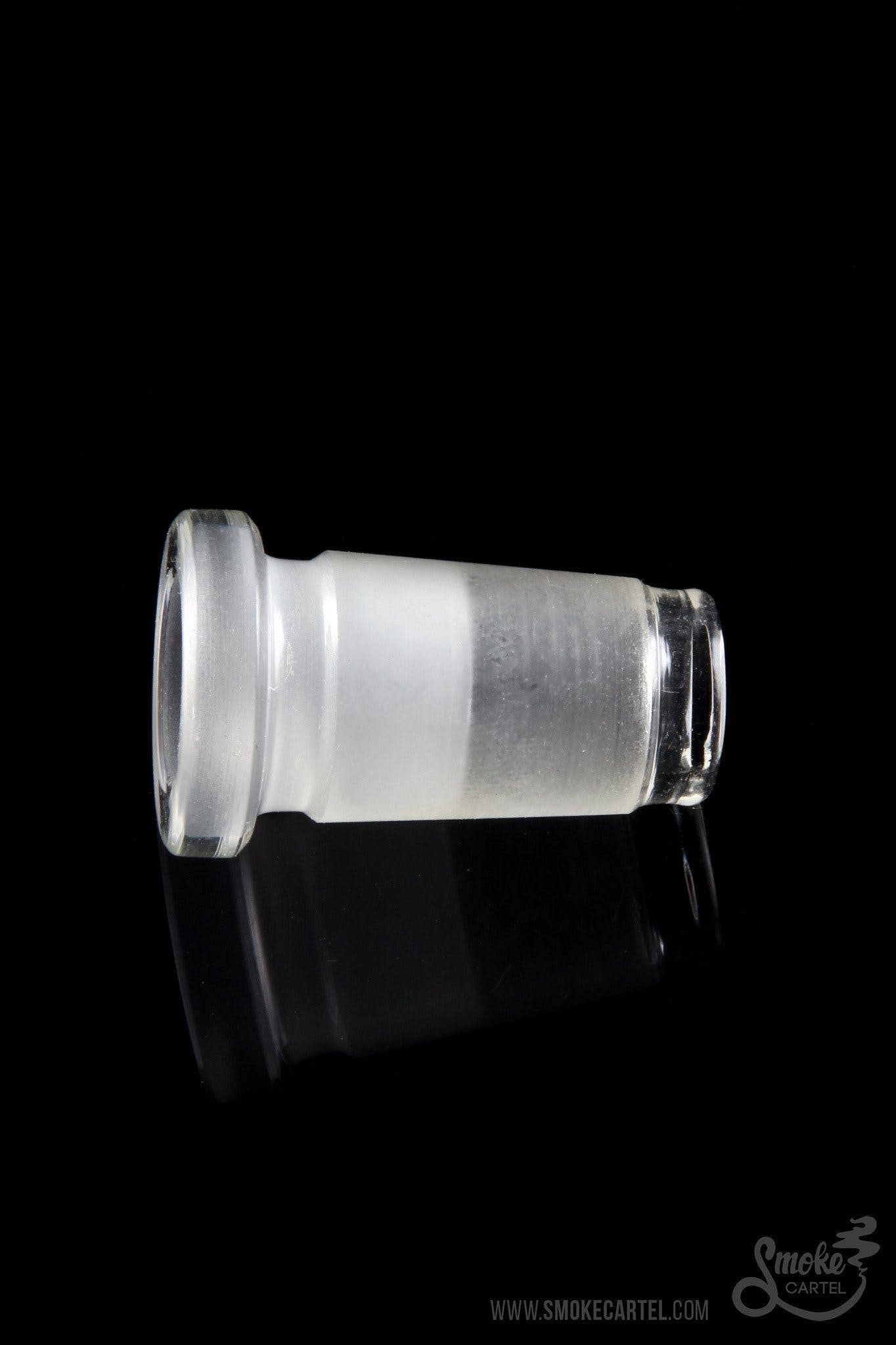 18.8mm Male - 14.5mm Female - Sleek And Simple Male To Female Adapter - Smoke Cartel - 