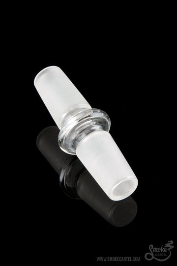 14.5mm-14.5mm - Sleek And Simple Male To Male Adapter - Smoke Cartel - - Sleek And Simple Male To Male Adapter