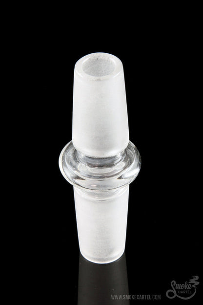 14.5mm-18.8mm - Sleek And Simple Male To Male Adapter - Smoke Cartel - 