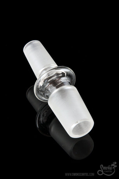 14.5mm-18.8mm - Sleek And Simple Male To Male Adapter - Smoke Cartel - 