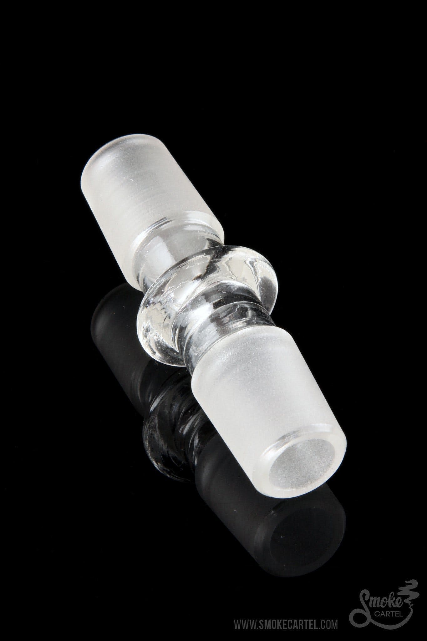 14.5mm-18.8mm - Sleek And Simple Male To Male Adapter - Smoke Cartel - 