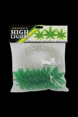 High Lights - Hemp Leaf String Lights