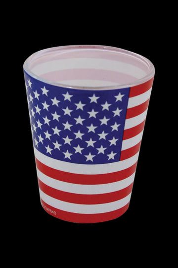 American Flag Wrap Shot Glass