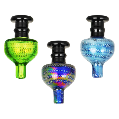 A detailed studio shot of the Antique Lamp Bullet Style Carb Cap, displaying its smooth, rounded shape against a plain white background.