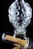 Fab egg body and sprinkler perc - BoroTech Glass &quot;Braka&quot; Stacked Fab Egg with Inline &amp; Sprinkler Perc