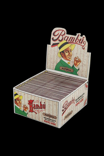 Bambu King Size Natural Rolling Papers - 50 Pack