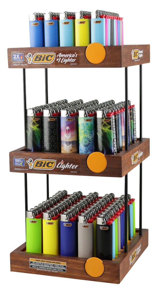 Assorted Bic Lighters Bulk 150 Pack Smoke Cartel