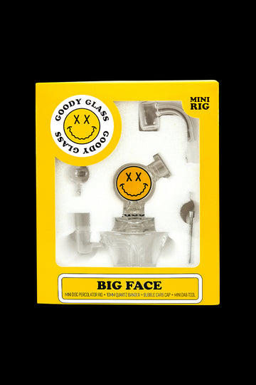 Goody Glass Big Face Mini Rig 4-Piece Kit