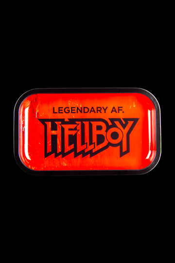 Hellboy "Red & Black" Aluminum Rolling Tray - Hellboy "Red & Black" Aluminum Rolling Tray