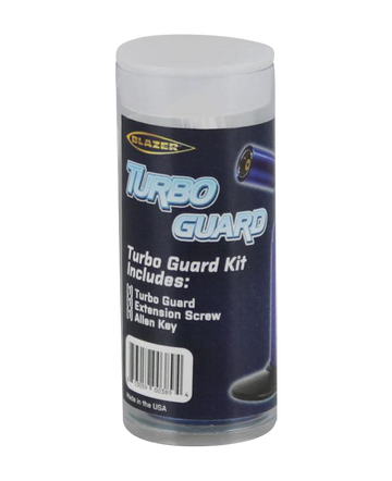 A close-up shot of the Blazer Big Shot Metal Turbo Nozzle Kit, with bold branding and a metallic finish, against a plain white background. - Blazer Big Shot Metal Turbo Nozzle Kit