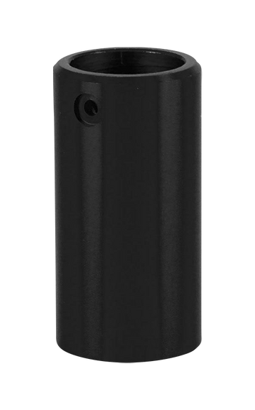 Front view of the Blazer Big Shot Metal Turbo Nozzle Kit, a silver, cylindrical component against a plain white background. - Blazer Big Shot Metal Turbo Nozzle Kit