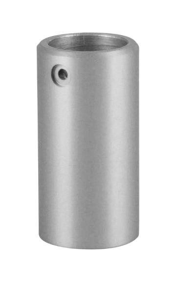 Front view of the Blazer Big Shot Metal Turbo Nozzle Kit, a silver-toned metal component shown against a plain white background. - Blazer Big Shot Metal Turbo Nozzle Kit