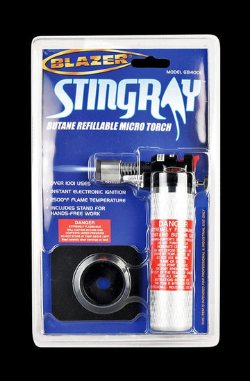 Blue - Blazer Stingray Torch LighterSilver - Blazer Stingray Torch LighterBlack - Blazer Stingray Torch Lighter