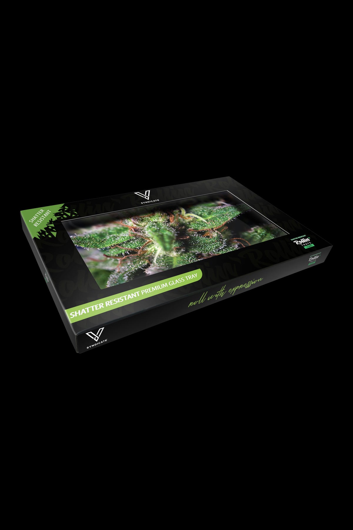 V Syndicate Glass Rolling Tray