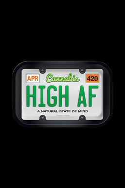 Hemp License Plate Rolling Tray - 420