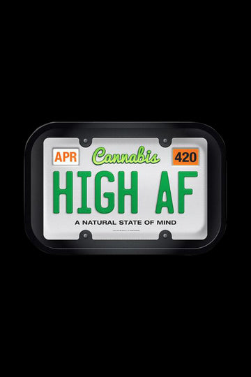Hemp License Plate Rolling Tray - 420