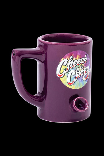 Cheech & Chong Wake & Bake Ceramic Mug Pipe - Tie-Dye