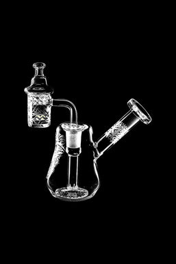 Compact Travel Etched Dab Rig Set