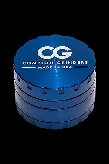 Blue - Compton Grinders Small 4-Piece Grinder