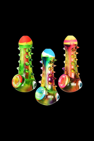 Crazy Eye Silicone & Resin Spoon Pipe
