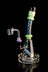 "Sweet Tooth" Wig Wag Glass Dab Rig with Downstem & Quartz Banger - "Sweet Tooth" Wig Wag Glass Dab Rig with Downstem & Quartz Banger