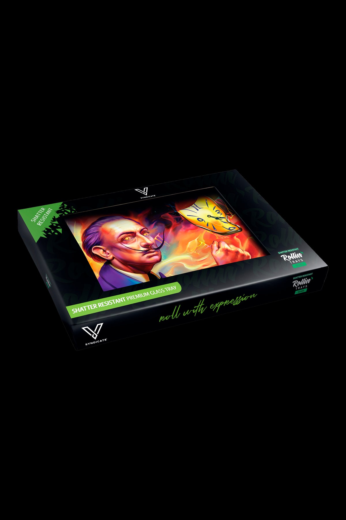 V Syndicate Glass Rolling Tray