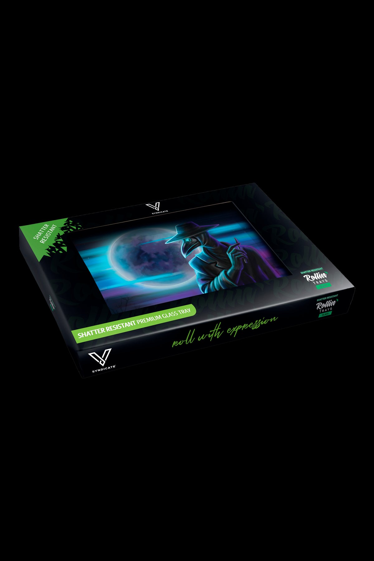 V Syndicate Glass Rolling Tray