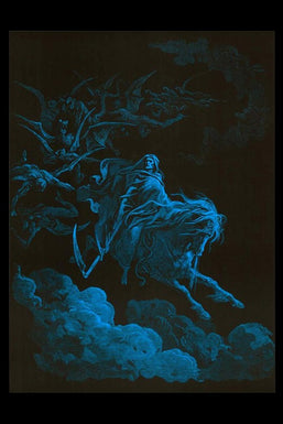 Blacklight Poster  - Death Rides Pale Horse