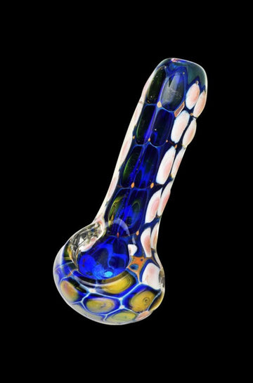 Viper Scales - Glass Spoon Pipe - Desert At Night
