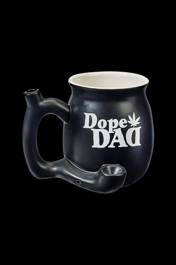 White - Roast & Toast Dope Dad Mug Pipe