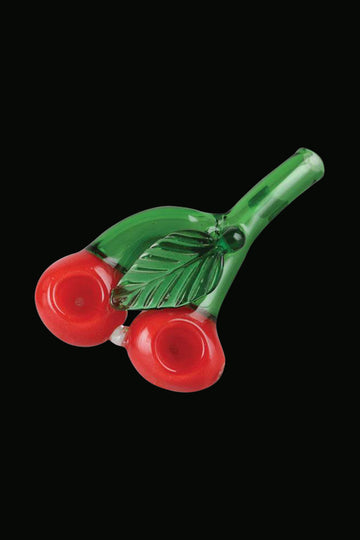 Double Cherry Glass Spoon Pipe