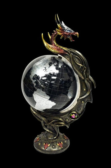 Badass Dragon Spinning Desk Globe