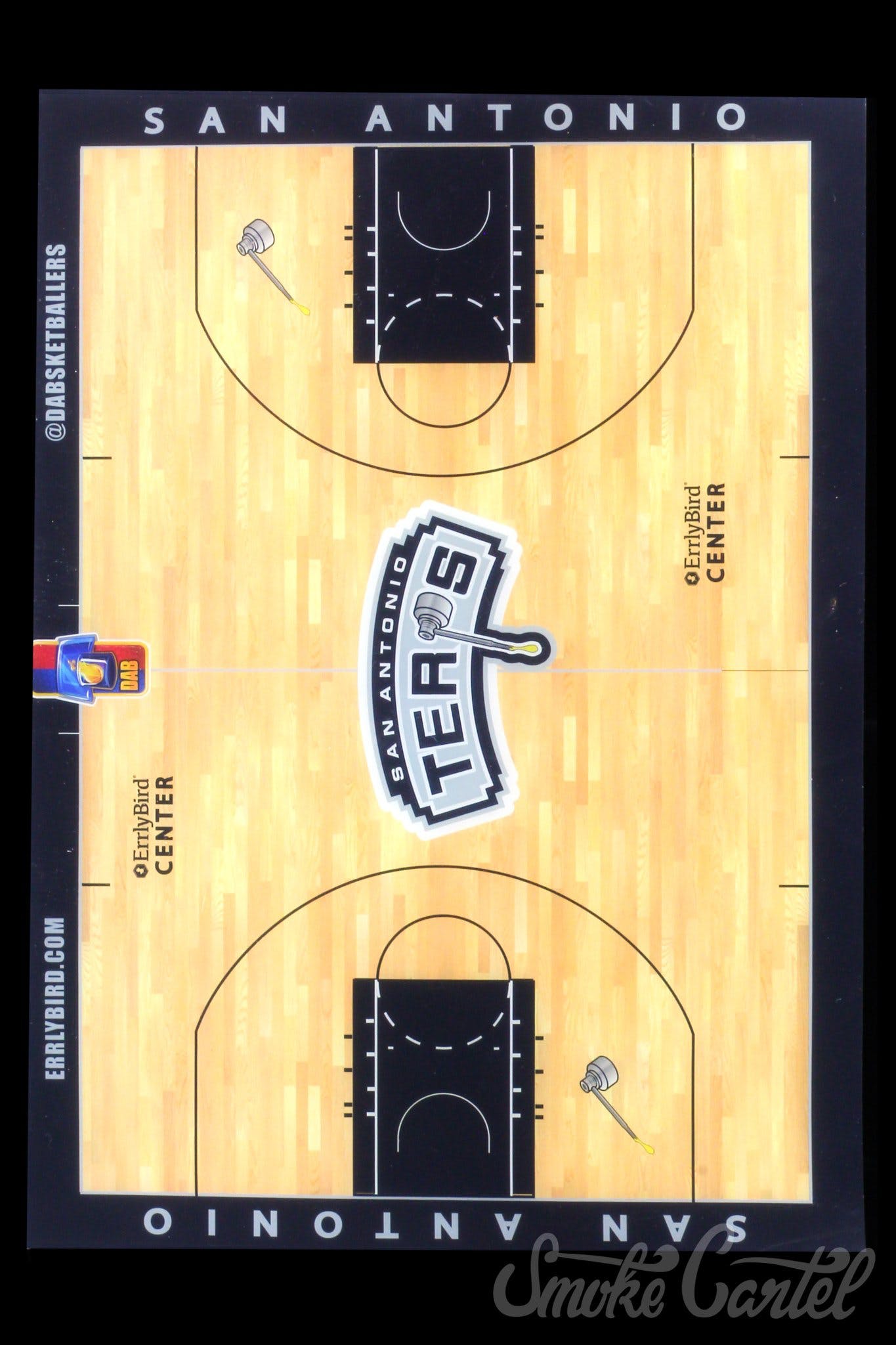 San Antonio Terps - ErrlyBird Basketball Silicone Mat - ErrlyBird - 