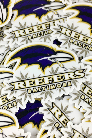 Baltimore Reefers - ErrlyBird Football Sticker - ErrlyBird - - ErrlyBird Football Sticker