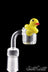 Rubber Ducky Carb Cap in Banger - Rubber Ducky Flat Carb Cap