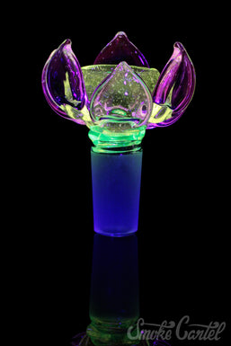 Empire Glassworks "Psychedelic Lotus" UV Reactive Bowl Piece