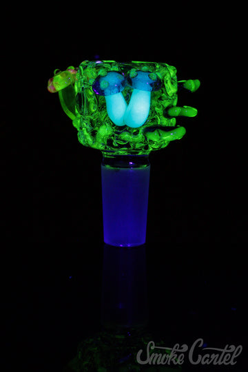 Featured View - UV Cozmic Critter - Empire Glassworks "Cozmic Critters" UV Reactive Bowl Piece