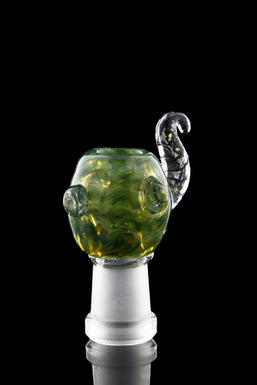 Empire Glassworks Female Dome - Blue and Fumed