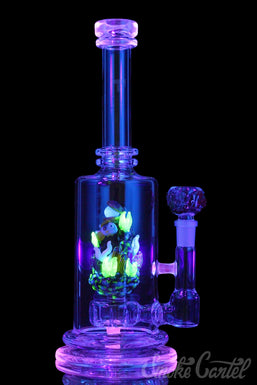 Empire Glassworks "Bioluminescent Sea" UV Reactive Water Pipe