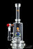 Side View - Empire Glassworks &quot;Galaxy&quot; Escort UV Reactive Water Pipe