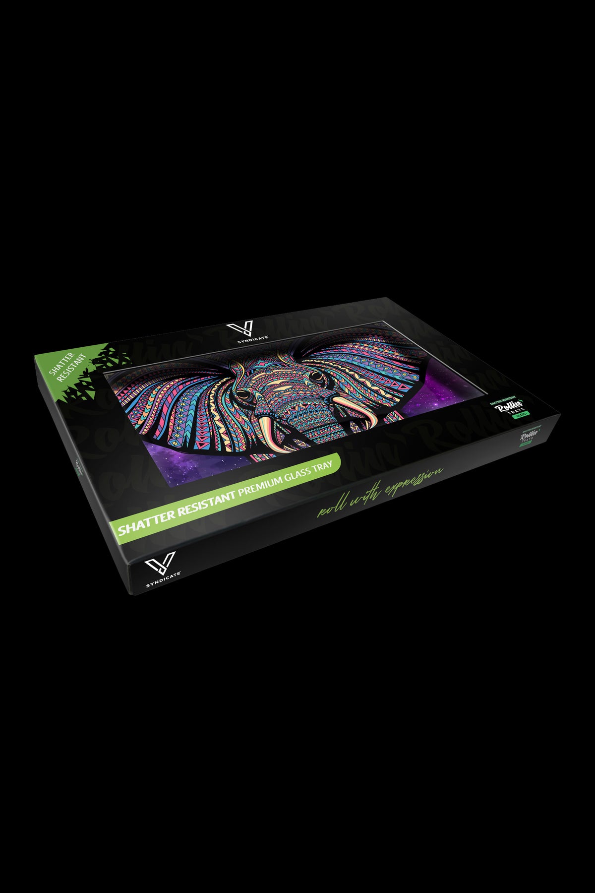 V Syndicate Glass Rolling Tray