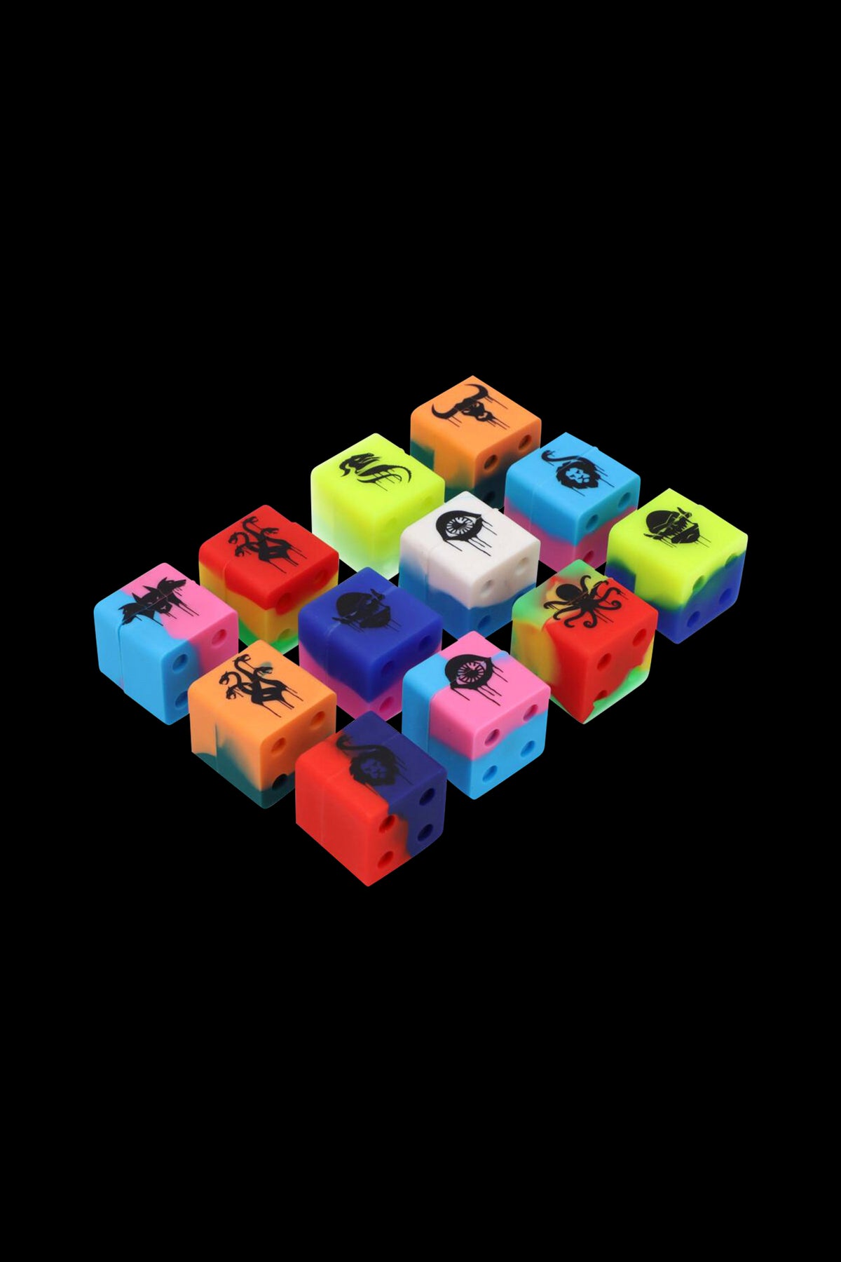 Dopezilla Lego Cube Silicone Stash Jar