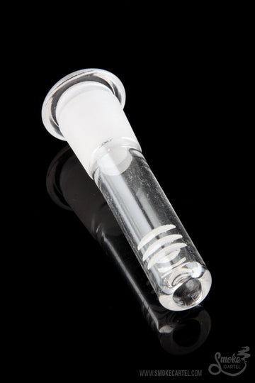 4 inch - Sleek and Simple 18mm to 14mm Female Downstem - Glassheads - - Sleek and Simple 18mm to 14mm Female Downstem