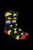 Black &amp; Red - FineFit Novelty Socks - The Taco Stand